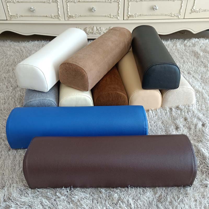 レザーボルスターセミロール枕足首膝サポート脚高さバック腰椎首 - Neck Pillow Memory Foam のレビューと価格