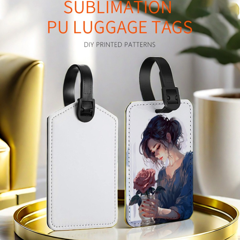 カスタマイズされた画像 Pu レザー荷物タグカスタマイズされ - Travel Accessories List のレビューと価格