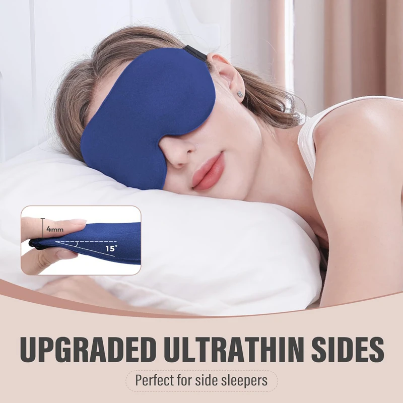 3Dナイトスリープアイマスク、通気性があり、睡眠に最適な超ソ - Travel Accessories Eye Mask のレビューと価格