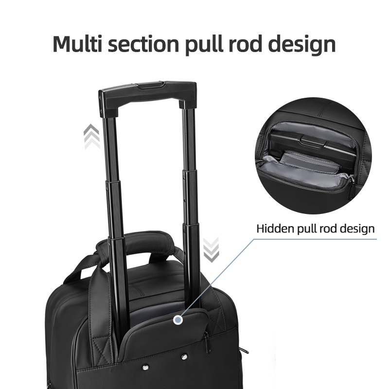 旅行用トロリービジネスバックパック、男性用ホイール付きバック - Travel Accessories Bag For Men のレビューと価格