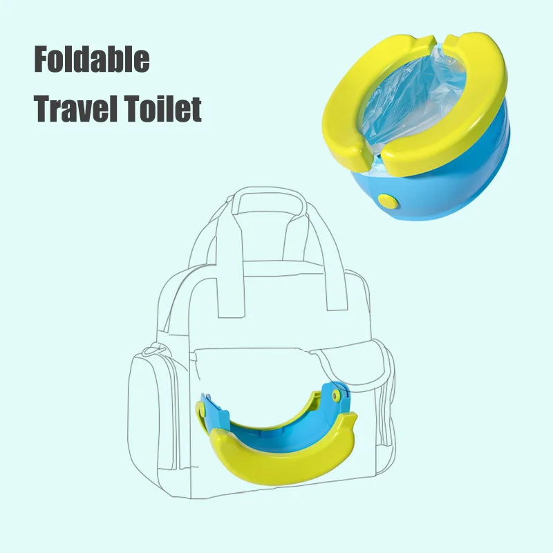 子供のための折りたたみ式でポータブルなポッティ,赤ちゃんのト - Travel Accessories With Baby のレビューと価格