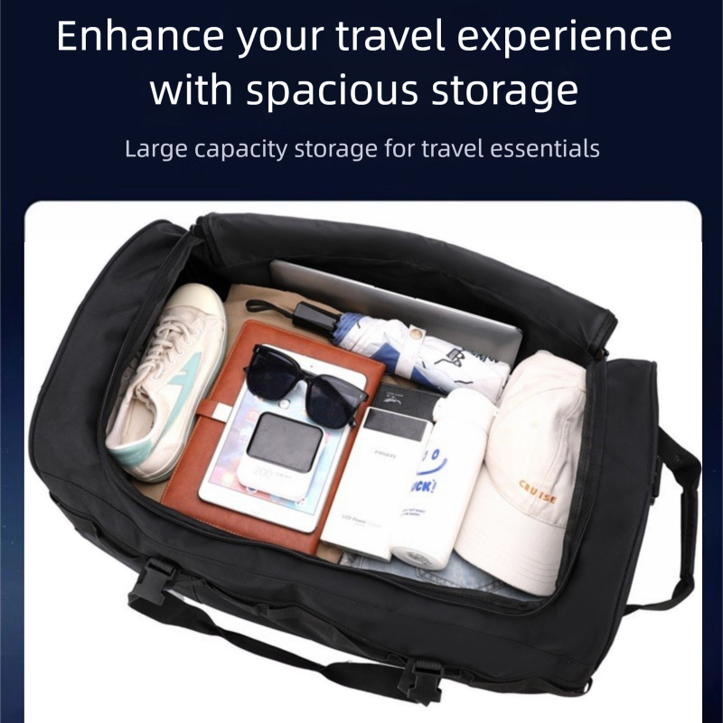 頑丈なホイール付きダッフルバッグ 折りたたみ式 防水 ローリ - Travel Accessories Bag For Men のレビューと価格