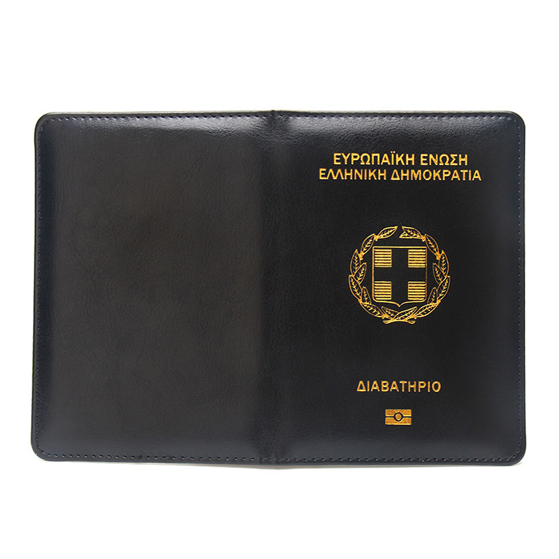 ギリシャパスポートホルダーにカスタマイズ可能な名前が入ります - Travel Accessories Greece のレビューと価格