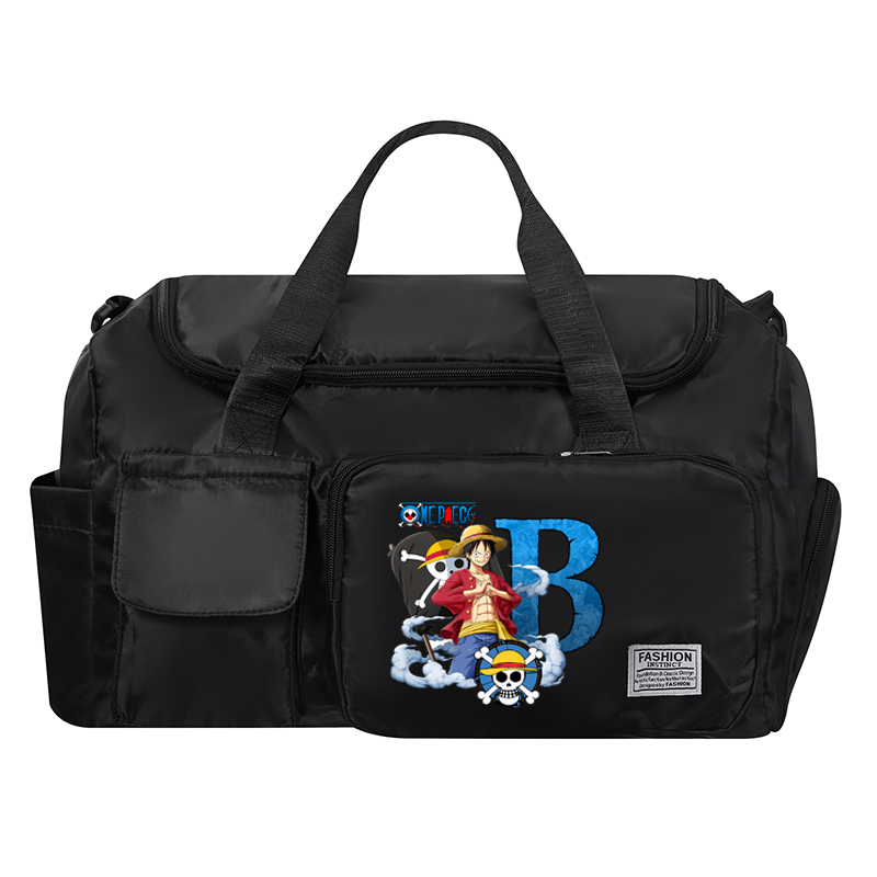 ワンピース男性女性旅行バッグアニメ A-Z 文字プリント防水 - Travel Accessories Logo のレビューと価格