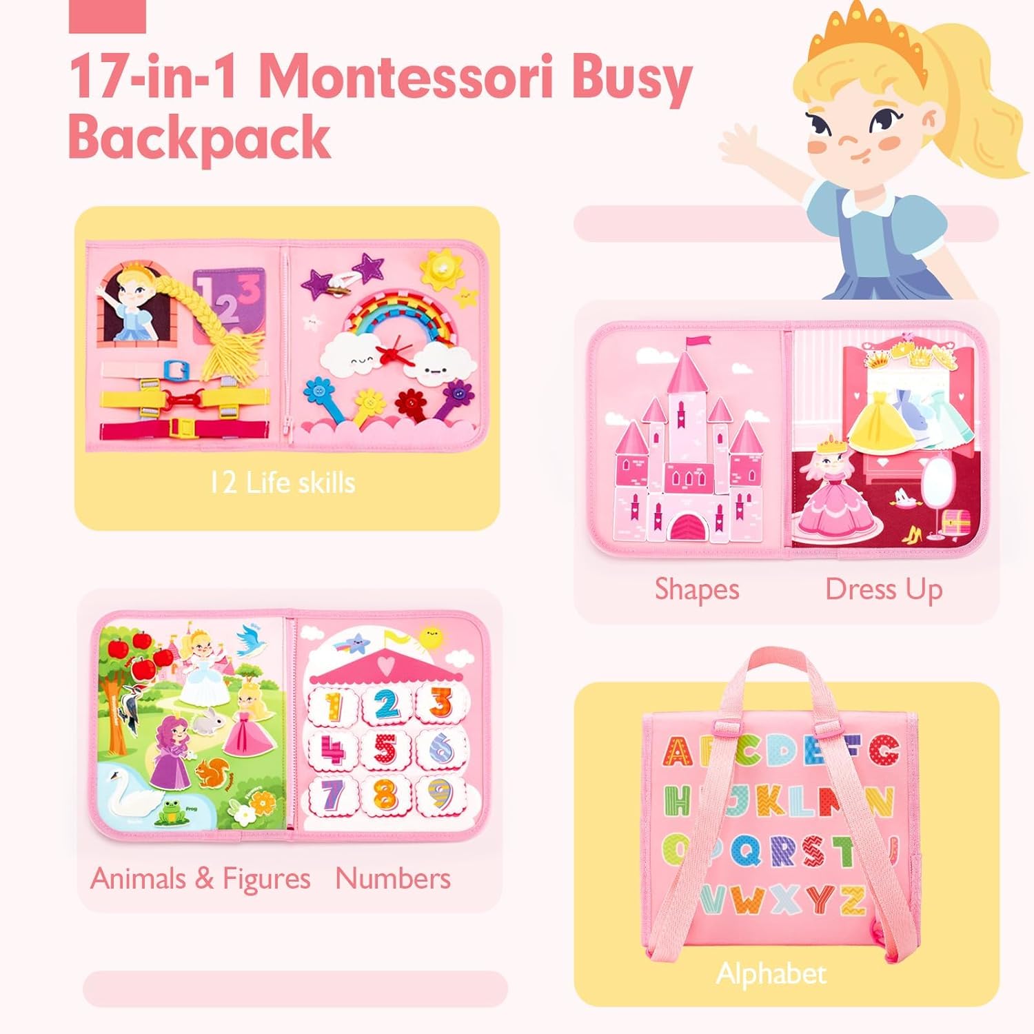 子供のための感覚ボードおもちゃ,運動,運動,旅行バックパック - Travel Accessories With Baby のレビューと価格