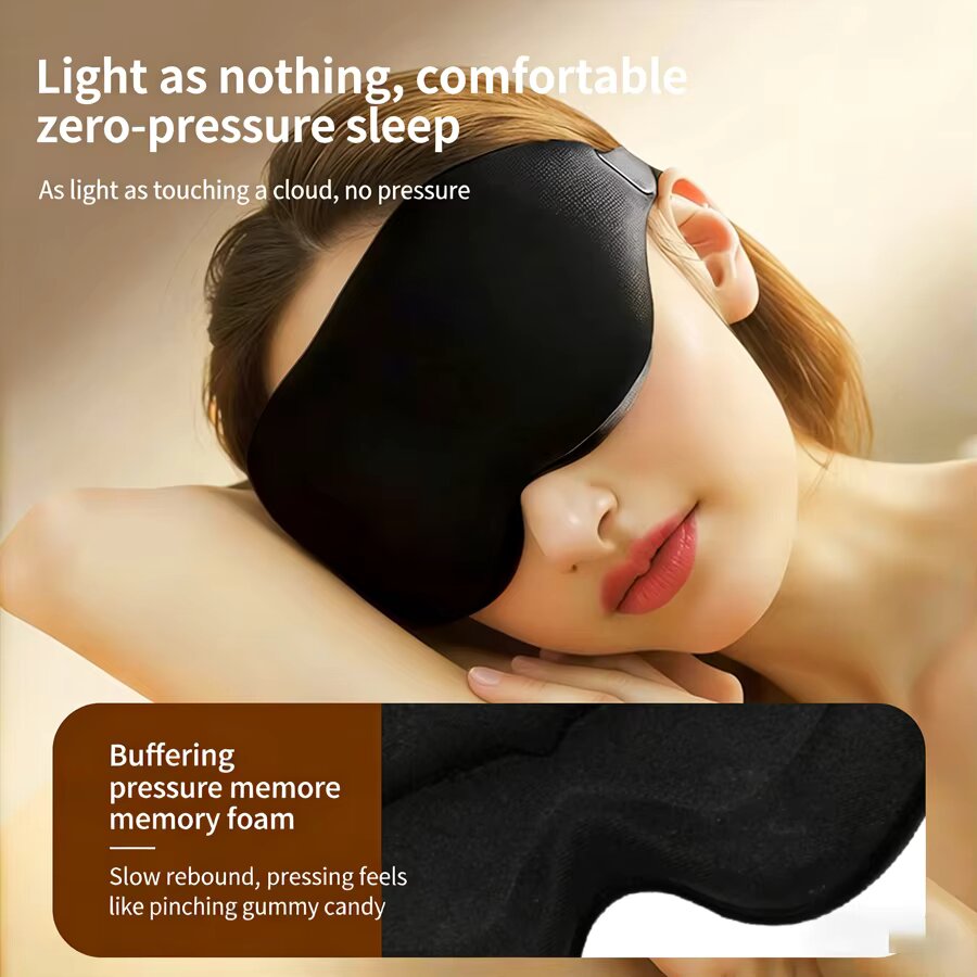 3個入り 3Dメモリーフォーム アイマスク ソフト遮光 睡眠 - Travel Accessories Eye Mask のレビューと価格