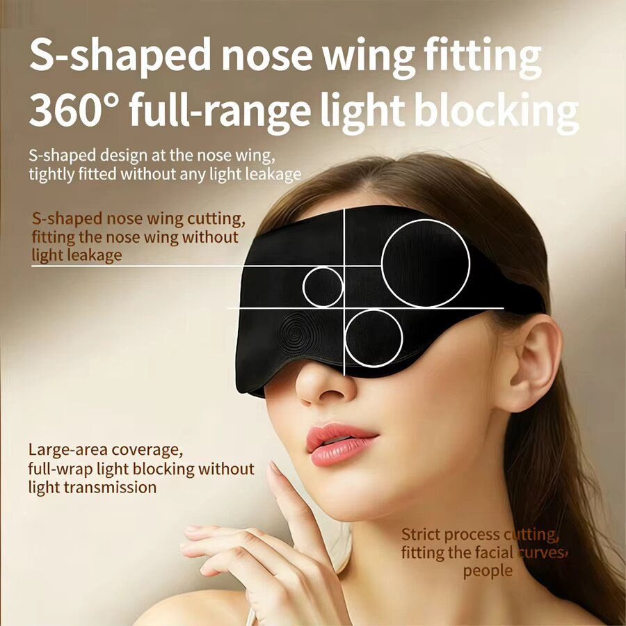 3個入り 3Dメモリーフォーム アイマスク ソフト遮光 睡眠 - Travel Accessories Eye Mask のレビューと価格