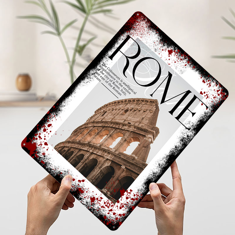 ローマコロッセオ旅行ポスターカスタマイズされたヴィンテージメ - Travel Accessories Rome のレビューと価格