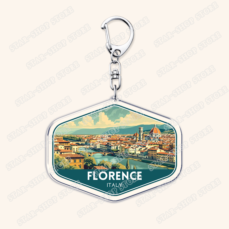 ヴィンテージ旅行お土産地名キーホルダー、アクセサリーバッグ用 - Travel Accessories Rome のレビューと価格