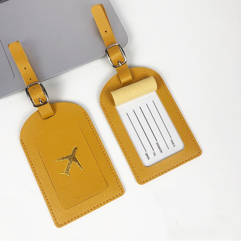 署名付きラゲッジタグ,PUレザーラベル,キャンディーカラー - Qantas Travel Accessories のレビューと価格