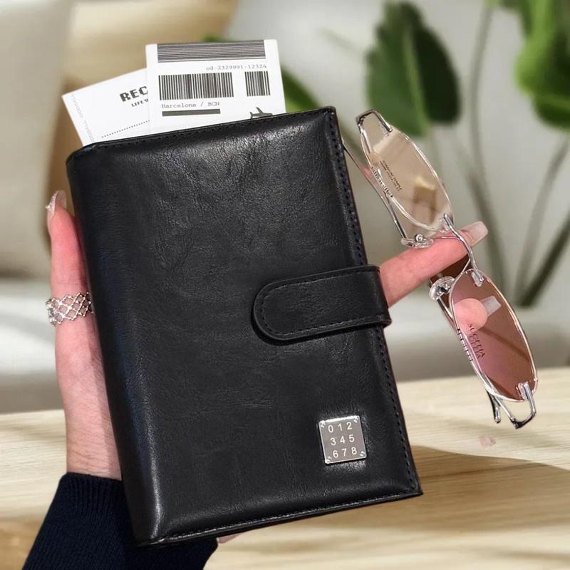 旅行パスポート財布女性男性カードホルダー RFID ブロッキ - Qantas Travel Accessories のレビューと価格