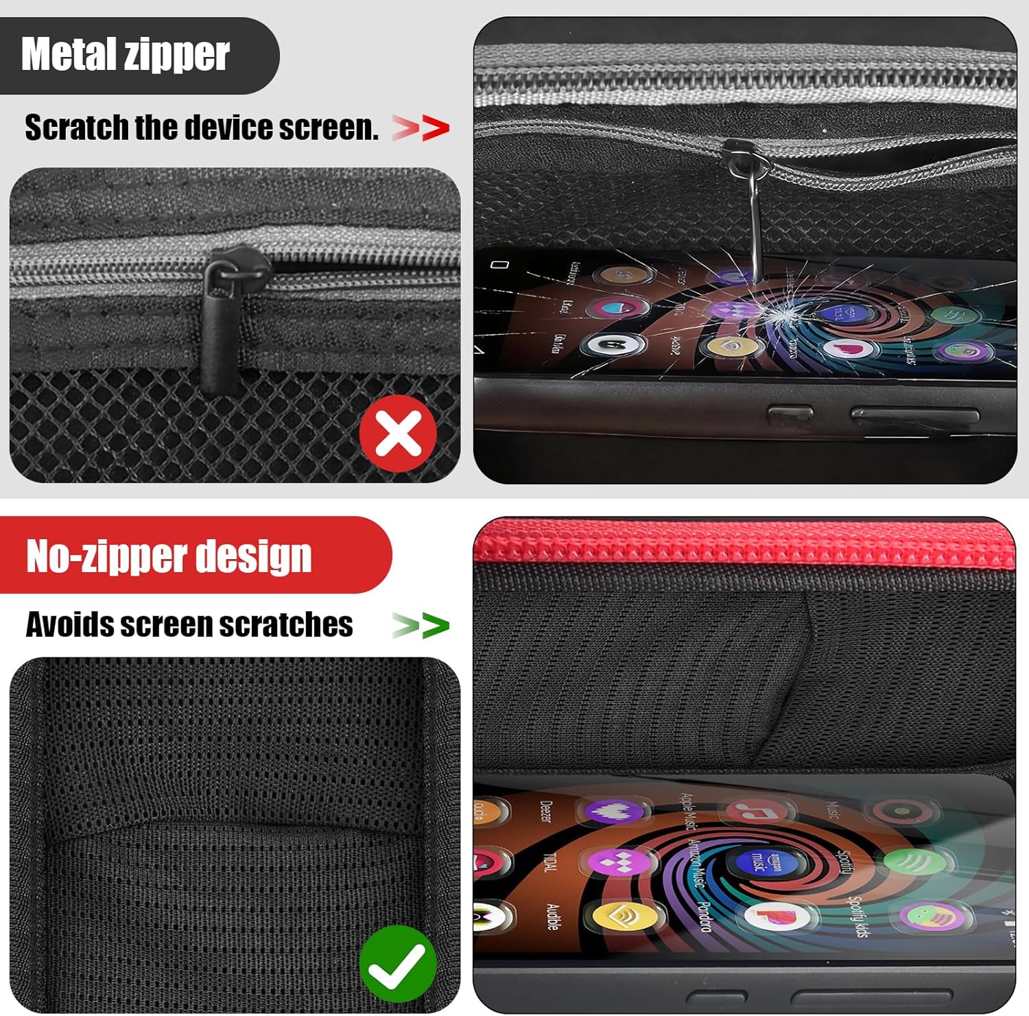 MP3 MP4プレーヤーケース Innioasis用 AGP - Travel Accessories Teens のレビューと価格