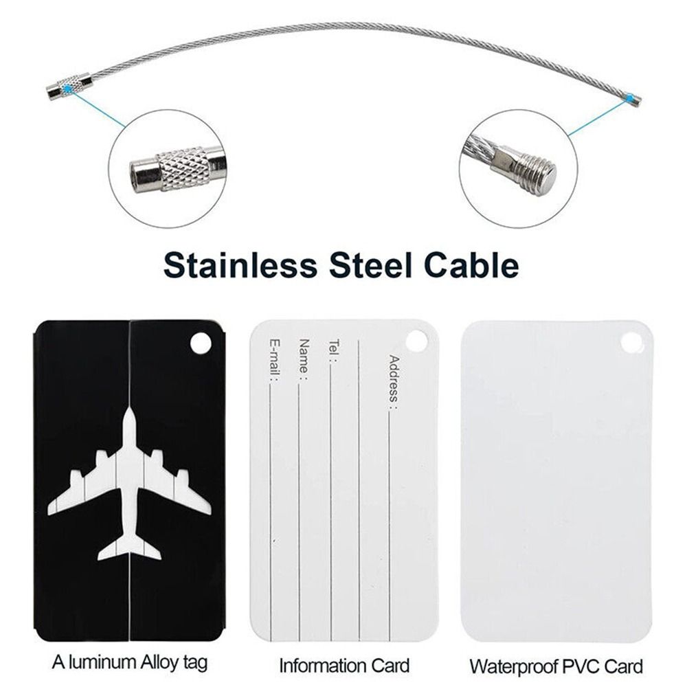 トラベルバッグ用の再利用可能なアルミニウム製ラゲッジタグ,収 - Qantas Travel Accessories のレビューと価格