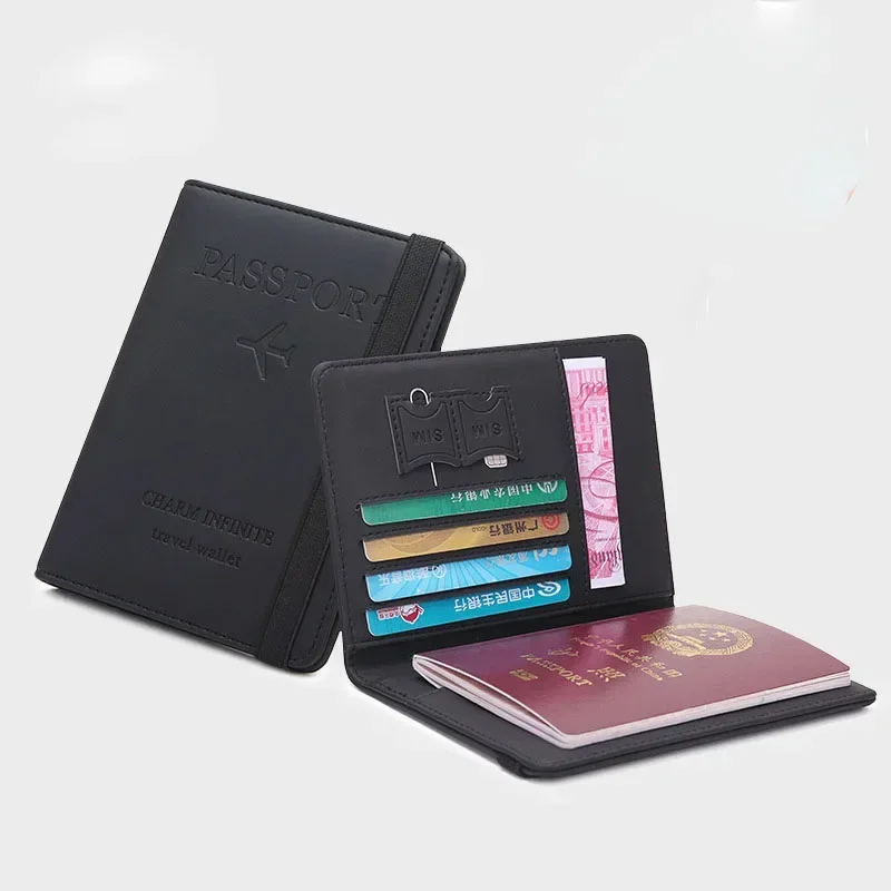 女性男性旅行パスポートホルダーカバーケース Pu レザークレ - Travel Accessories Bag For Men のレビューと価格