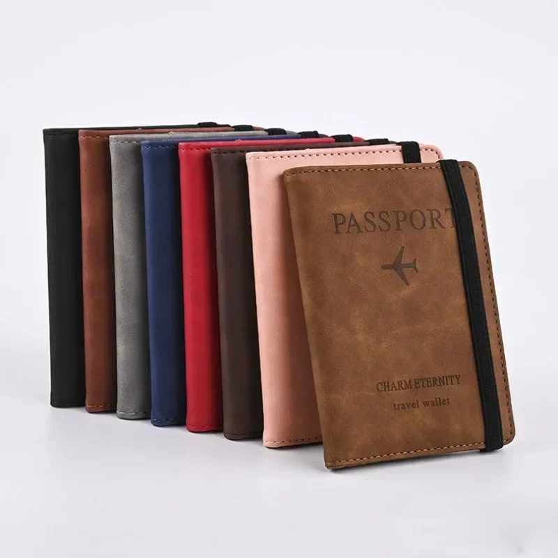 女性男性旅行パスポートホルダーカバーケース Pu レザークレ - Travel Accessories Bag For Men のレビューと価格