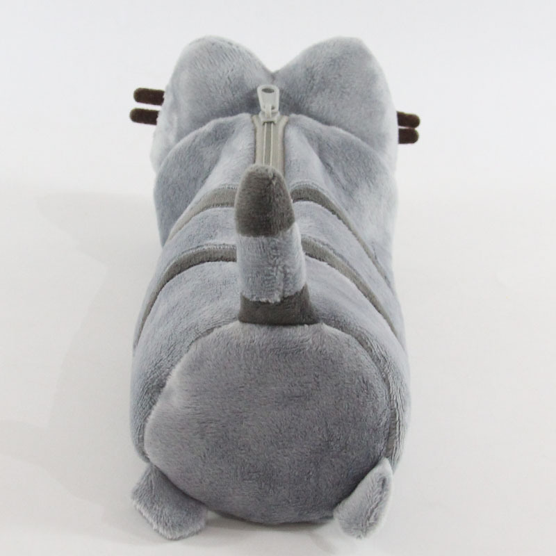 かわいいプシーンペンシルケース、漫画風の太った猫、大容量学生 - Travel Accessories Logo のレビューと価格