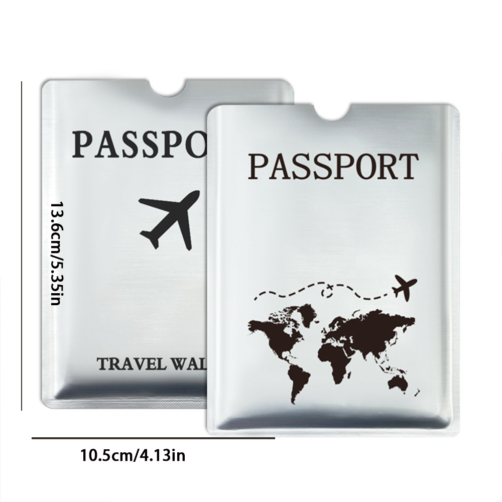 アルミホイルパスポート保護ケース、耐磁性および盗難防止ブラシ - Qantas Travel Accessories のレビューと価格