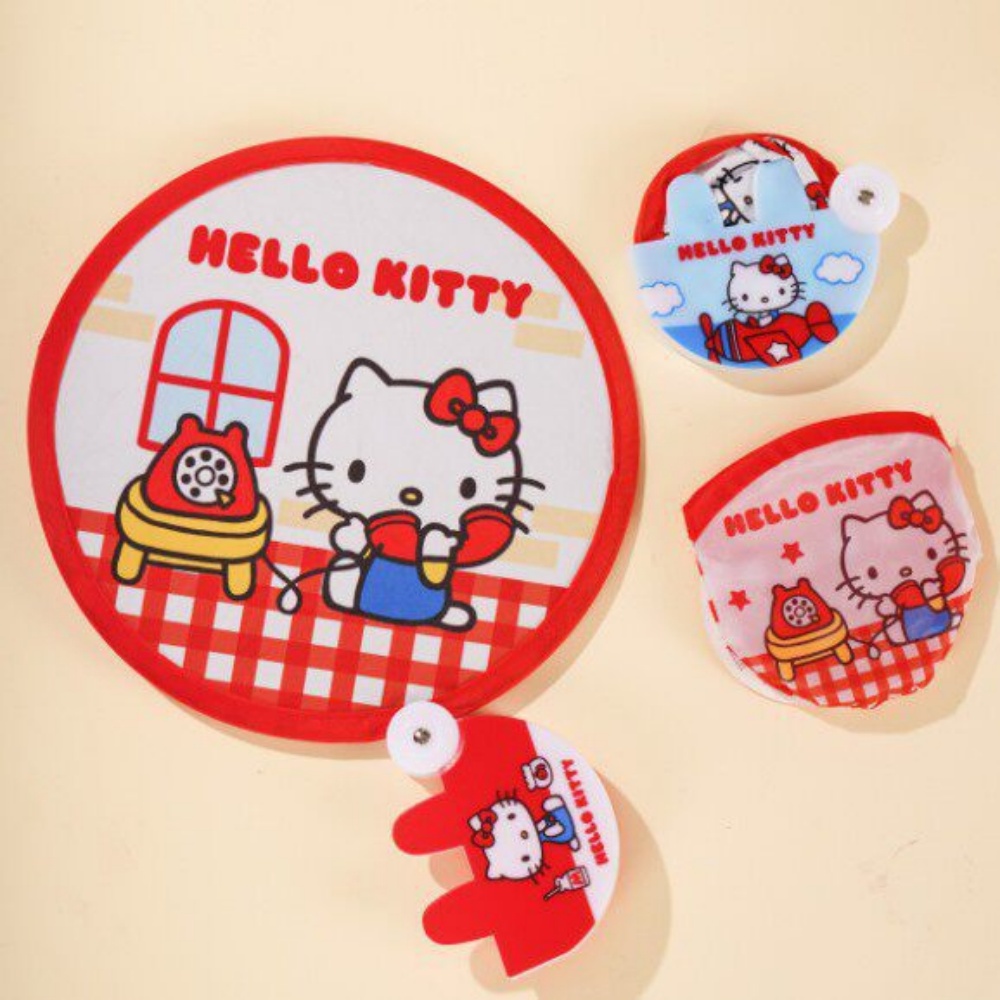 1 個本物のサンリオハローキティ折りたたみ反射ハンドファンピ - Travel Accessories In Japan のレビューと価格