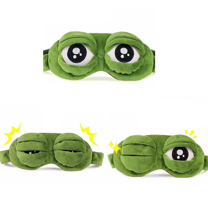 カエル型アイマスクパーティーゲーム面白いアイマスク漫画ぬいぐ - Travel Accessories Eye Mask のレビューと価格