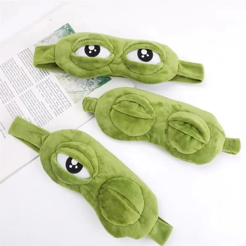カエル型アイマスクパーティーゲーム面白いアイマスク漫画ぬいぐ - Travel Accessories Eye Mask のレビューと価格