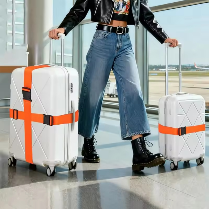 4個入りラゲージストラップセット、荷物固定ストラップ、ラゲー - Travel Accessories Luggage Straps のレビューと価格