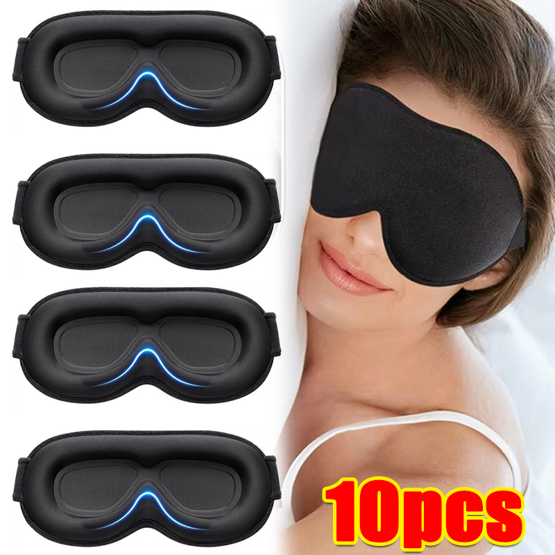 3Dメモリーフォーム睡眠マスク、光遮断アイシェード、携帯用ソ - Travel Accessories Eye Mask のレビューと価格