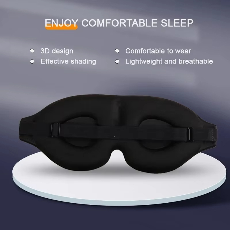 3Dメモリーフォーム睡眠マスク、光遮断アイシェード、携帯用ソ - Travel Accessories Eye Mask のレビューと価格